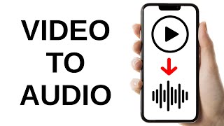 How to Convert Video to MP3 Audio on iPhone [upl. by Nolyag]