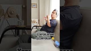 ÖZENİYORLAR AMA ÇÖZEMİYORLAR 😂 shots shortvideo youtubeshorts youtuber kesfetbenionecikar [upl. by Atirehc]