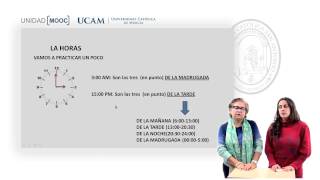 MOOC Course Easy Spanish  Unit 5 Las horas [upl. by Adyl]