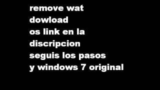 Descargar REMOVEWAT sin virus [upl. by Campagna520]