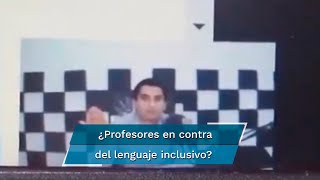 quotSi alguien me dice quotcompañerequot lo saco de aquíquot estudiantes denuncian a profesor por criticar [upl. by Yrnehnhoj]