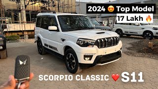 New Mahindra Scorpio Classic ❤️ S11 2024 Top Model mahindra scorpios11 [upl. by Dannye]