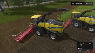 Lets Play Farming Simulator 2017  Goldcrest Valley  Big corn silage  Episode 34 [upl. by Eeslehc]