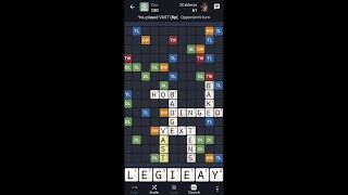 Wordfeud by Bertheussen IT  free multiplayer word puzzle game for Android and iOS  gameplay [upl. by Suinotna]