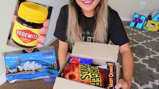 UNBOXING Australian Treats Vegemite Tim Tam and Etc Regular Voice [upl. by Zingale187]