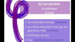 Aristote et la politique [upl. by Eatnwahs]