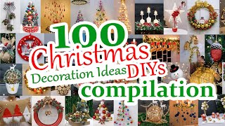 100 Diy Christmas Decoration Ideas 2024  Christmas Crafts Compilation [upl. by Nevad818]