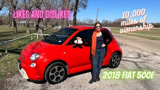 2018 Fiat 500e 10000 Mile Review [upl. by Sices75]