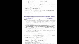 10th Maths 2nd Mid Term Test 2022 Original Question Paper Tenkasi District English Medium [upl. by Tawnya]