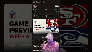 Seahawks Vs 49ers  Who You Got nfl [upl. by Anaoy]