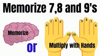 How do I memorize 7 89 Times Tables [upl. by Letnuahc]