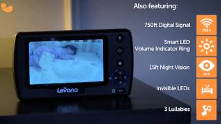 Levana OVIA Digital Baby Video Monitor [upl. by Ailekat]