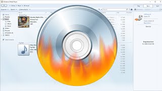 Burn a Music CD with Windows Media Player [upl. by Hicks]