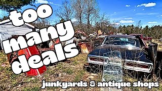 JUNKYARD GEMS amp Largest ANTIQUE MALL In Maine Deals Too Good To Pass Up [upl. by Aicia680]