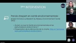 Webinaire  santé environnementale et commande publique 25012024  1ère partie [upl. by Bergess960]