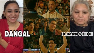 DANGAL  GEETA WON GOLD MEDAL  CLIMAX SCENE PAKISTANI REACTION [upl. by Gabriel]