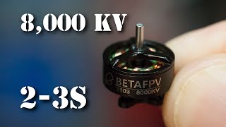 BetaFPV 1103 8000KV Motor Preview [upl. by Enelyt]