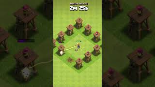 All Wizards Vs Archer Tower Base  Clash Of Clans short shorts cocshort [upl. by Rhys]