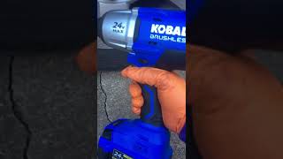 Kobalt 24 volt brushless 12” impact wrench [upl. by Hulton]