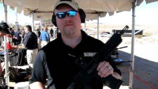 Shot Show 2011  Barrett PDW Full Auto Rifle [upl. by Ennairoc]