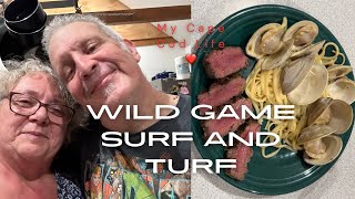 Wild Game surf and Turf a wonderful three course dinner [upl. by Akeem]