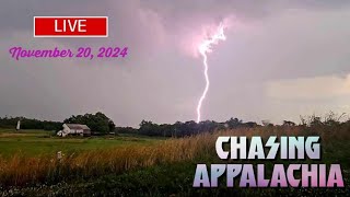 🔴LIVE STORM CHASERS🔴 feeling bored might chase an Appalachian storm [upl. by Kelson]