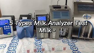 HiYi Milk Analyzer Raw Milk Testing [upl. by Kcirredal]