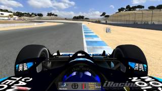 Dallara Indycar Laguna Seca World Record 108788 iRacing [upl. by Erait]