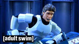 Best Of Han Solo  Robot Chicken Star Wars  Adult Swim [upl. by Nauqaj]