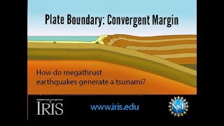 Convergent Margin—Subduction to Tsunami Educational [upl. by Lesslie]