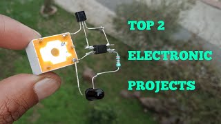 TOP 2 ELECTRONIC PROJECTS WITH PHOTO DIODE [upl. by Korff]