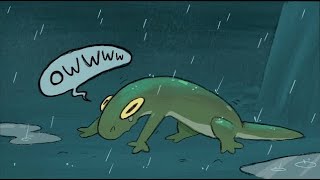 Triassic Cuddle Webcomic quotBurrowquot Dub  Episode 2  Storm [upl. by Rad]