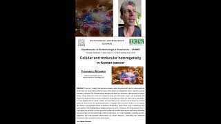 BtBsSeminar  Cellular and molecular heterogeneity in human cancer  shorts [upl. by Ilarrold]