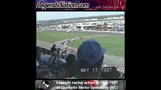 Clip  Legends Racing at Charlotte Motor Speedway in May 1997  Legends Nation [upl. by Eerhs886]