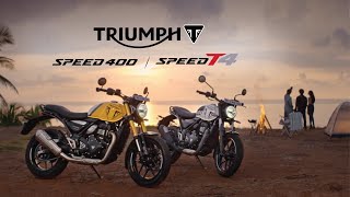 Choose Your Modern Classic  the powerful Triumph Speed 400 or the easy riding Triumph Speed T4 [upl. by Frederik]