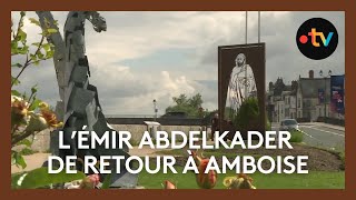 La sculpture de lEmir Abdelkader de retour à Amboise [upl. by Aubreir737]