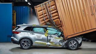 CAR VS TRUCK CRASH TEST top10 [upl. by Brufsky]