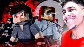 NOVA SÉRIE de NARUTO 5D 𝗡𝗢 MINECRAFT POCKET EDITION  Naruto Guerra 𝗘𝗣 1 ‹ Ine › [upl. by Odranar]