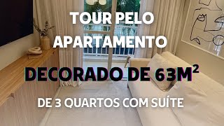 TOUR PELO APARTAMENTO DECORADO  3 QUARTOS COM SUÍTE E VARANDA  Cury Construtora Rio de Janeiro [upl. by Clara485]