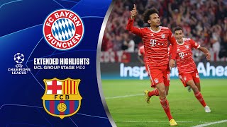 Bayern vs Barcelona Extended Highlights  UCL Group Stage MD 2  CBS Sports Golazo [upl. by Eiggam]