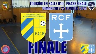 DIMANCHE 25 FEVRIER TOURNOI U10 EN SALLE DU FC FRANCONVILLE PHASE FINALE [upl. by Alleris738]