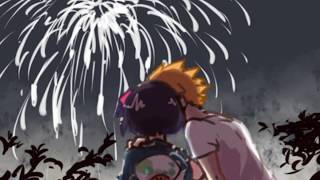 Kaminari x Jiro Comic  Doujinshi quotKiss Under The Fireworksquot Kamijiro [upl. by Nosned880]