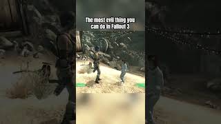 The most evil thing you can do in Fallout 3 fallout falloutgameplay fallout3 [upl. by Landbert]