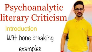 Psychoanalytic Theoryliterary criticism explained with example [upl. by Kelila]