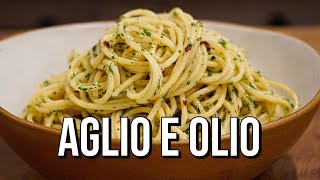 Spaghetti Aglio E Olio  Garlic And Oil Pasta Recipe [upl. by Seebeck]