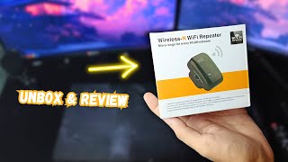 WIRELESSN WIFI REPEATER UNBOX AND REVIEW [upl. by Ardied]