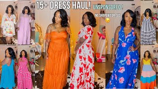 MASSIVE SHEIN DRESS HAUL SPRING 2022 ❤️ 🌸 [upl. by Roskes442]