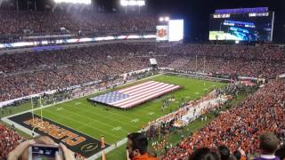 Stunning flyover by two CV22 Ospreys at CFP Championship game [upl. by Goody47]