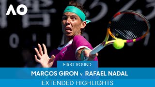 Marcos Giron v Rafael Nadal Extended Highlights 1R  Australian Open 2022 [upl. by Singhal]