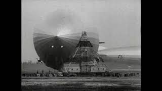 Hindenburg  End Of A Successful Voyage 1937 [upl. by Kedezihclem400]